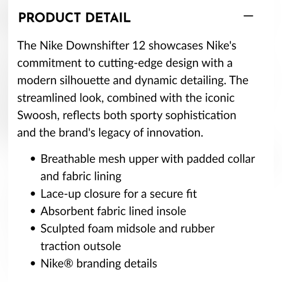 NIKE Women's Downshifter 12, Size 9 - Picture 9 of 10